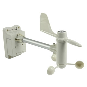 Profi vezeték nélküli időjárás állomás, szélsebesség, szélirány és csapadék  mérővel, König KN-WS600