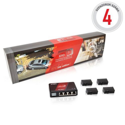 Lézerdetektor, sebességmérő jelző és parkoló segéd,  Kiyo D Lite4