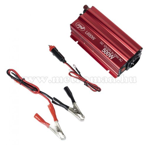 Feszültségátalakító Dual inverter 12V24V/230V 500 Watt PNI ML650W-DV-12/24V