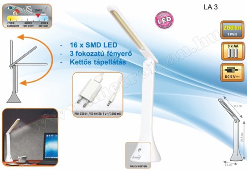 Ledes asztali lámpa LA-3