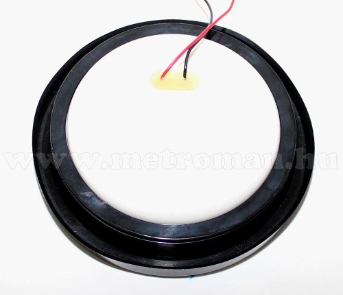 Autós, kör alakú, 24 Voltos LED lámpa, piros, LA-564R