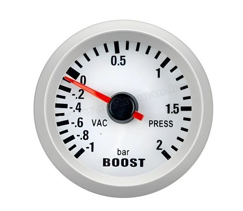 Autós sportműszer, turbo nyomás mérő, LED7707