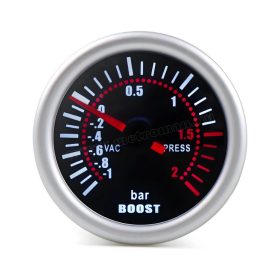 Autós sportműszer, turbo nyomás mérő, LED7707BK