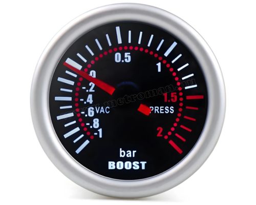 Autós sportműszer, turbo nyomás mérő, LED7707BK