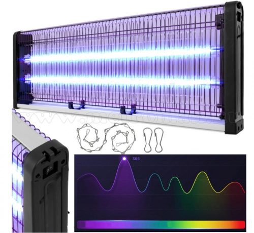 Nagyméretű elektromos szúnyog és rovarölő lámpa, rovarcsapda UV fénnyel MLG-D40W-UV