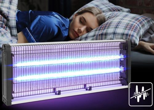 Nagyméretű elektromos szúnyog és rovarölő lámpa, rovarcsapda UV fénnyel MLG-D40W-UV