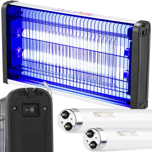 Nagyméretű elektromos szúnyog és rovarölő lámpa, rovarcsapda UV fénnyel MLG-D40W-UV