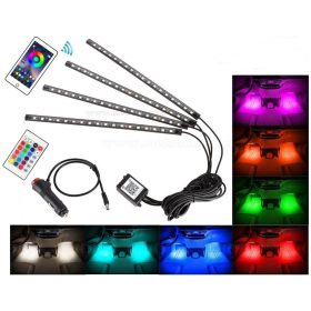   iOS Android vezérlésű Autós RGB LED belső világítás MLL5RGB