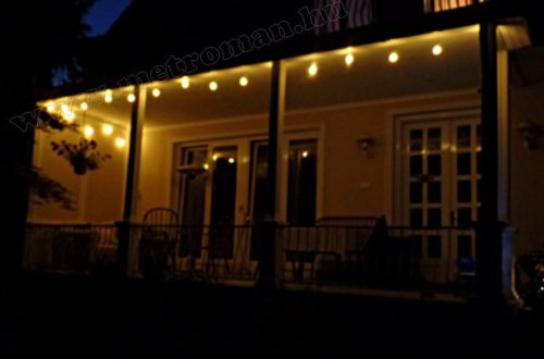 Gömb izzó formájú, kültéri LED fényfüzér LP 20 WW