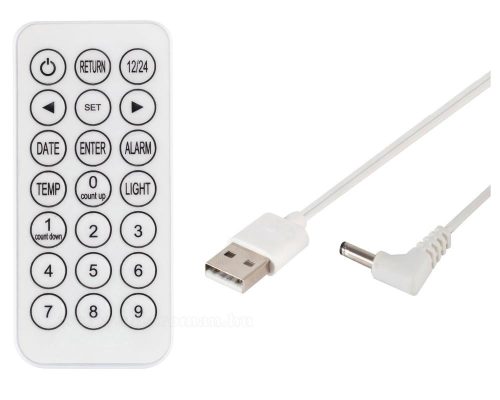 Digitális 3D LED ébresztőóra MLTC05