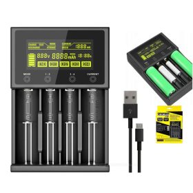   Li-ion akkumulátor töltő 18650 akkumulátorokhoz MLiiM4SUSB