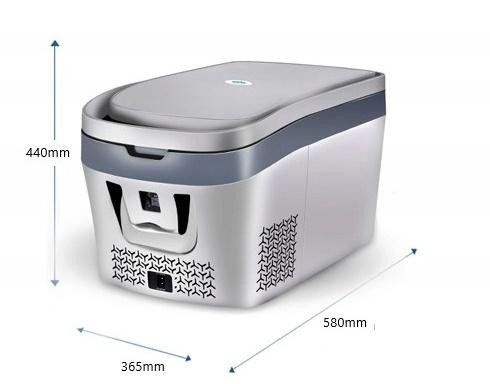 Autós és hordozható 12-24 Volt kompresszoros hűtőláda MM0207-12/24V-35L