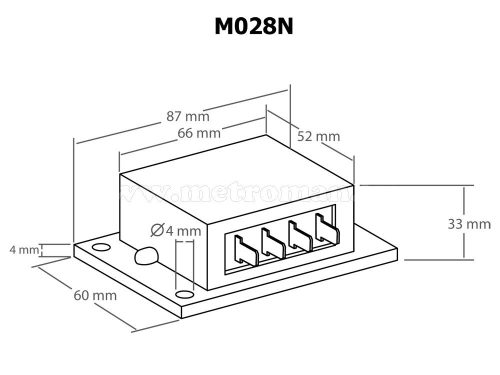 Teljesítmény - fordulatszámszabályzó, 230 Volt / 4000 Watt, Kemo M028N