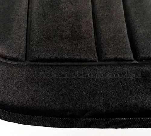 Autós ülésfűtés fűthető ülésborító fekete plüss MM045