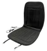 Autós ülésfűtés fűthető ülésborító fekete plüss MM045