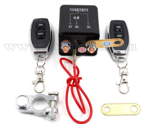 Távirányítós DC áramtalanító Relé, nagyteljesítményű kapcsoló modul 12V 120A MM0602DC