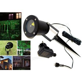   Kültéri színes Lézer fény projektor, kerti hangulat világítás M0760/1