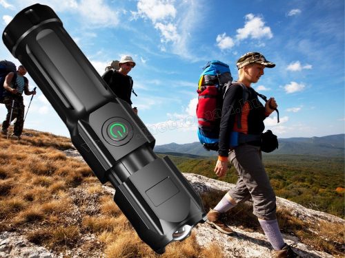 Zoom LED kézi elemlámpa MM08382USB