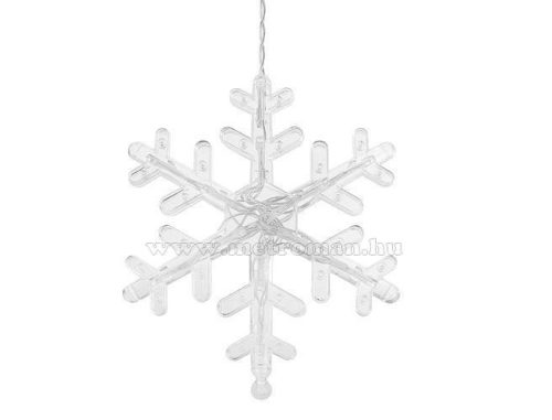 Karácsonyi LED fényfüzér csillag és hópehely M1326LED