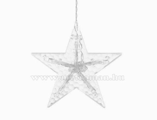 Karácsonyi LED fényfüzér csillag és hópehely M1326LED