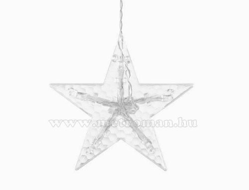 Karácsonyi LED fényfüzér csillag és hópehely M1327LED