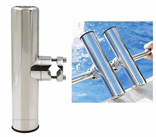 Rozsdamentes horgászbot tartó hajóra, csőre szerelhető MM13902