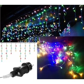   Karácsonyi LED kültéri jégcsap fényfüzér 300 LED 10.8 méter M1518LED