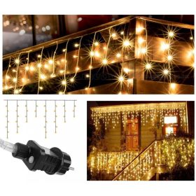   Karácsonyi LED kültéri jégcsap fényfüzér 300 LED 10.8 méter M1519LED