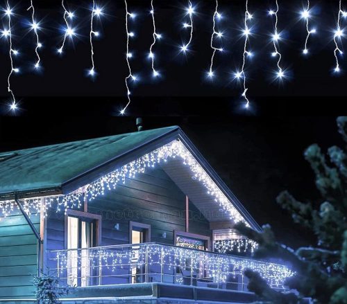 Karácsonyi LED kültéri jégcsap fényfüzér 300 LED 10.8 méter M1520LED