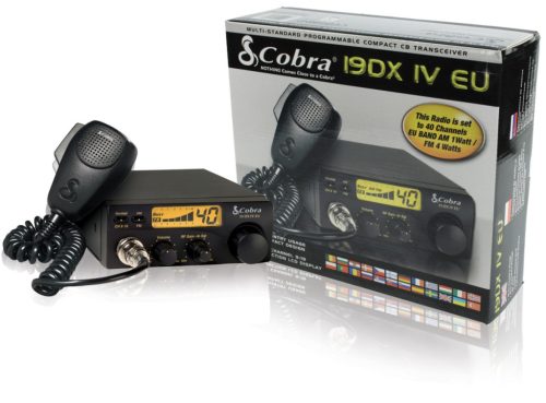 CB rádió, AM 1 W / FM 4 W COBRA 19DXIVEU