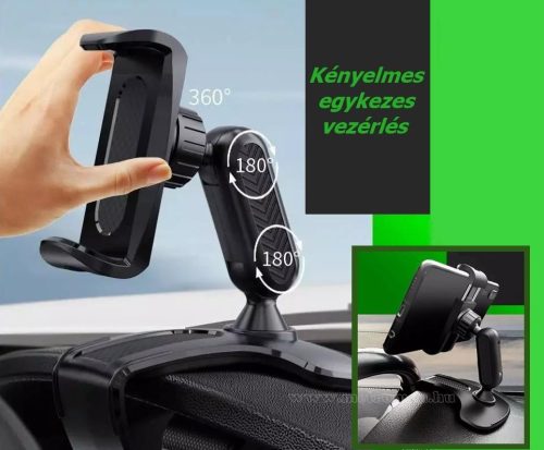 Autós műszerfalra csíptethető telefontartó MM202D
