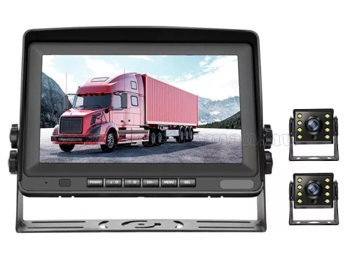 Kétkamerás tolatókamera szett 8"-os LCD monitorral MM2109-AHD