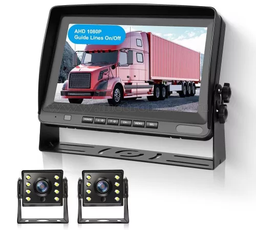Kétkamerás tolatókamera szett 8"-os LCD monitorral MM2109-AHD