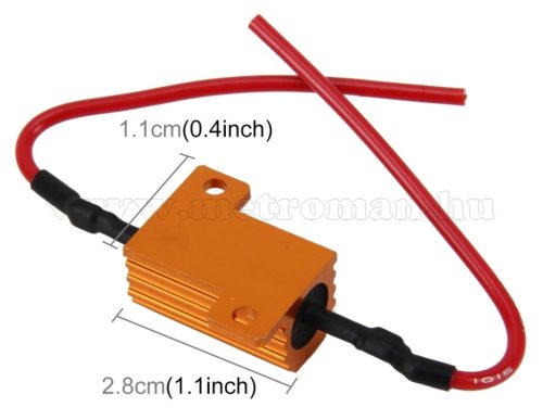 Ellenállás, műterhelés LED izzókhoz 25 W M2268