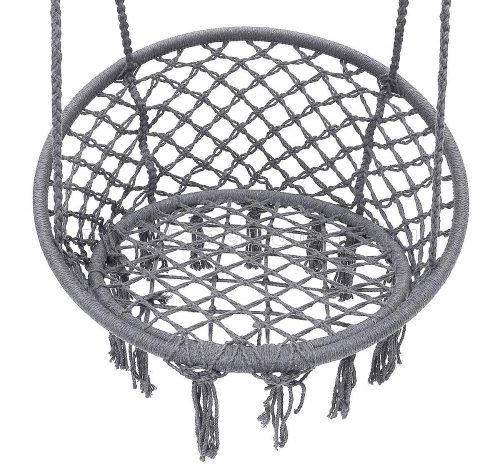 Fonott kerti függőszék Szürke színben MM233H