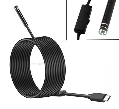 Android USB endoszkóp kamera, LED világítással, Mlogic MM-252B USB-C