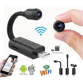   Vezeték nélküli Android iOS Wifi SD kártyás mini megfigyelőkamera MM2668-WIFI-SPY