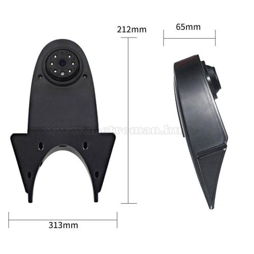 Tolatóradar és tolatókamera szett LCD monitorral furgonhoz MM2675-HD502IR