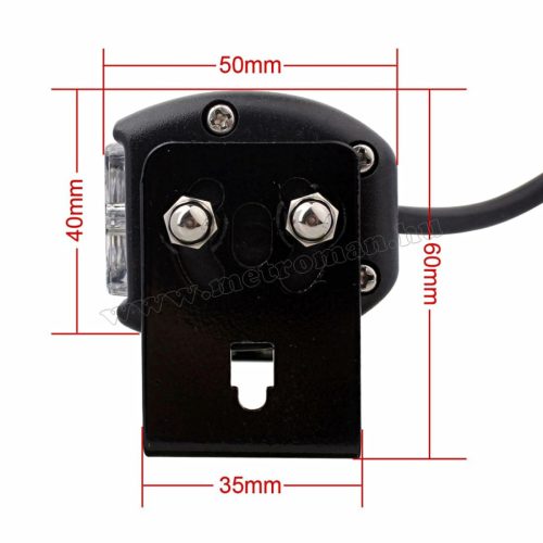 Autós kapcsolható színű Kék-Piros vagy Fehér LED villogó, megkülönböztető jelzés M2881