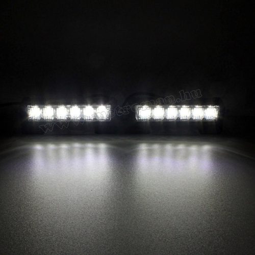 Autós kapcsolható színű Kék-Piros vagy Fehér LED villogó, megkülönböztető jelzés M2881