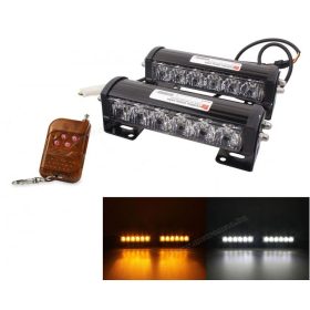   Autós kapcsolható színű Narancs Sárga vagy Fehér LED villogó, megkülönböztető jelzés M2882