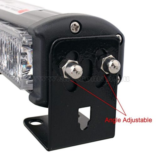 Autós kapcsolható színű Narancs Sárga vagy Fehér LED villogó, megkülönböztető jelzés M2882