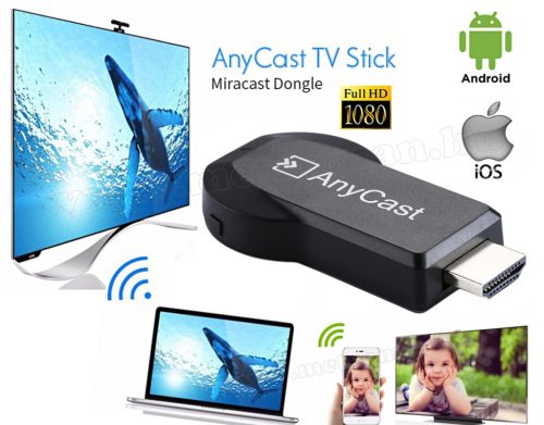 Miracast iOS Android Képernyő tükröző AnyCast M2Plus