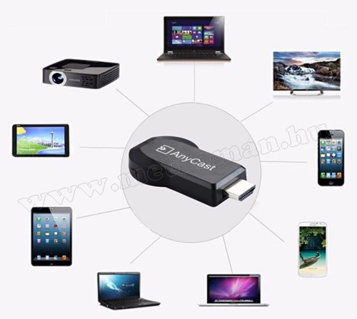 Miracast iOS Android Képernyő tükröző AnyCast M2Plus