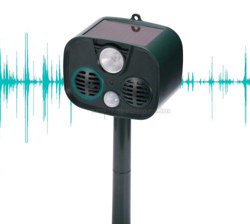 Ultrahangos napelemes Kutya Macska Nyest riasztó MM3829-Solar