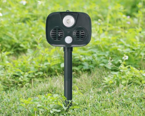 Ultrahangos napelemes Kutya Macska Nyest riasztó MM3829-Solar