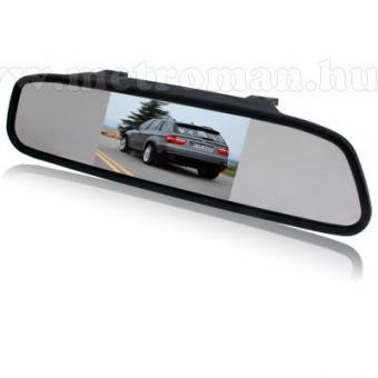 Autós LCD monitor tolatókamerához visszapillantó tükörre Mlogic MM4130
