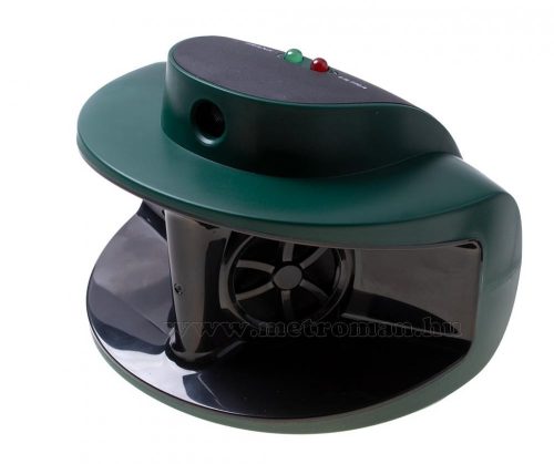 Elektromos ultrahangos és nyomás hullám nyest, patkány, egér riasztó MM4188