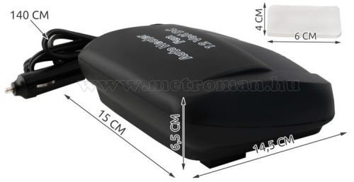 Autós szélvédő hősugárzó 12V 150W M4410