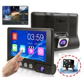   Autós három kamerás DVR menetrögzítő és tolató kamera, Mlogic MM4517-TRICAM